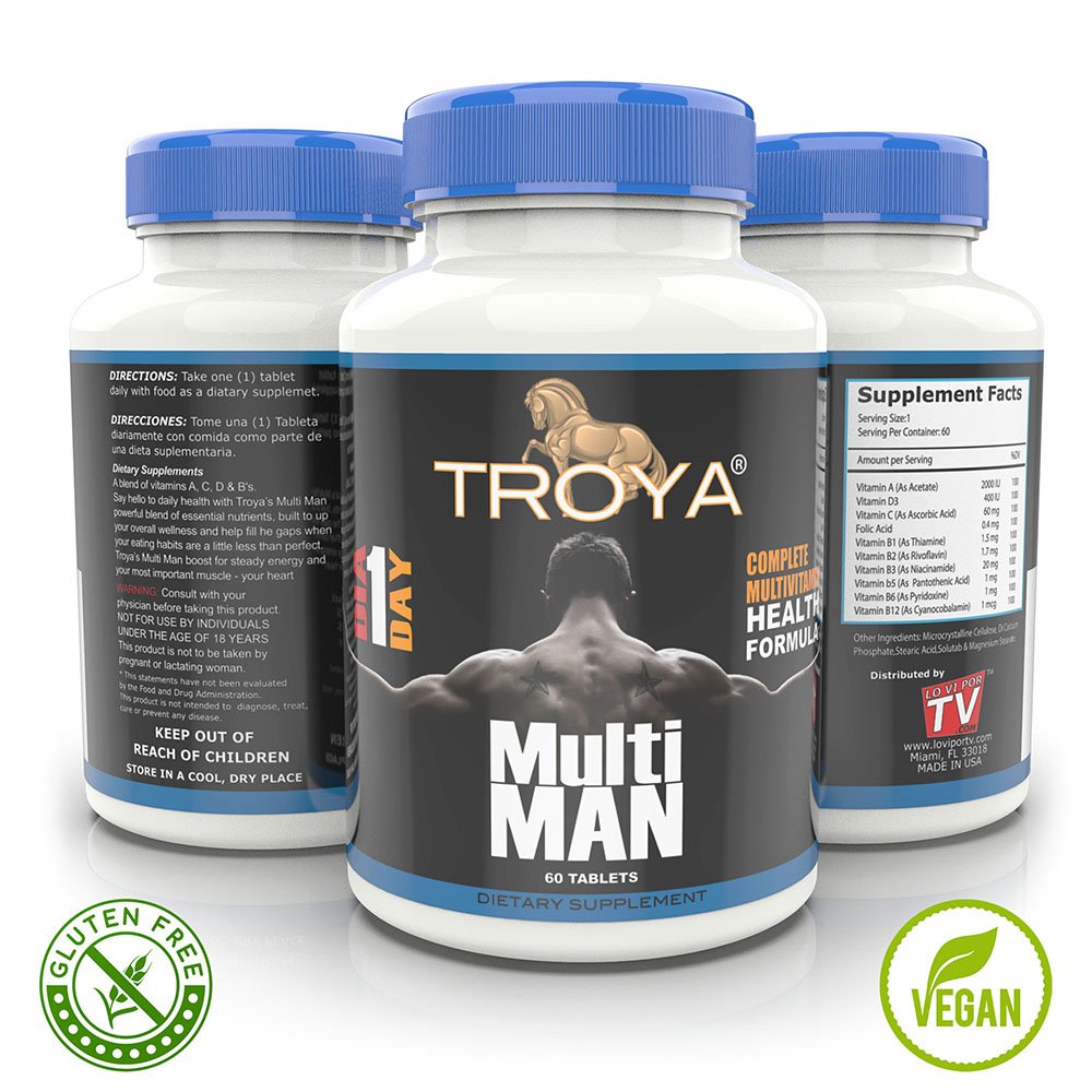 MULTIMAN: The Ultimate Men's Daily Powerhouse multivitamin for Energy, Performance, and Wellness