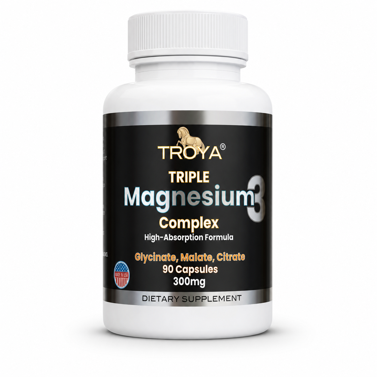 Troya Triple Complex Magnesium –Glycinate, Citrate & Malate