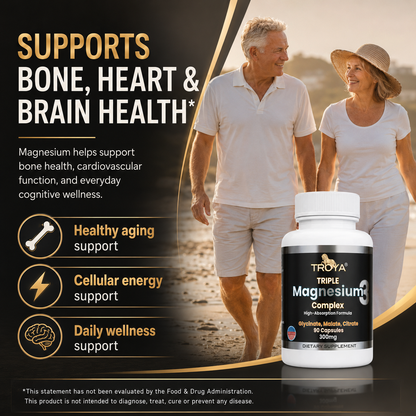 Troya Triple Complex Magnesium –Glycinate, Citrate & Malate