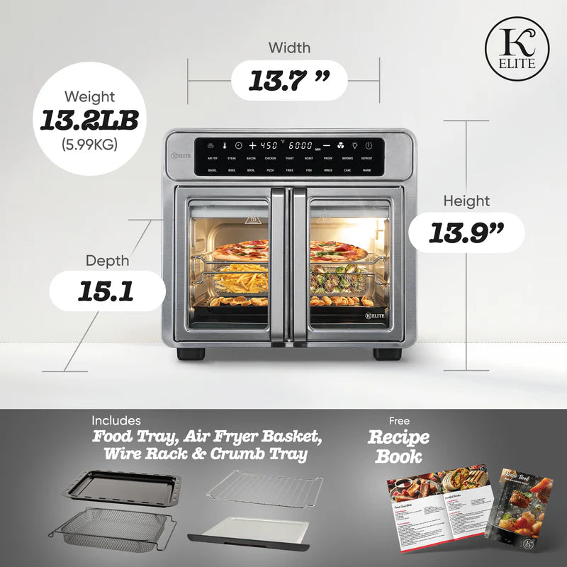 Kitchen Elite 16 Quart French Door Air Fryer