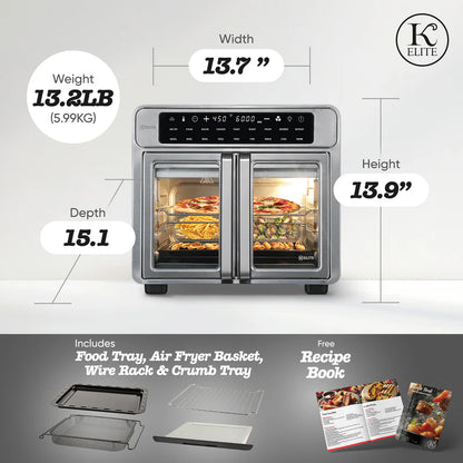 Kitchen Elite 16 Quart French Door Air Fryer