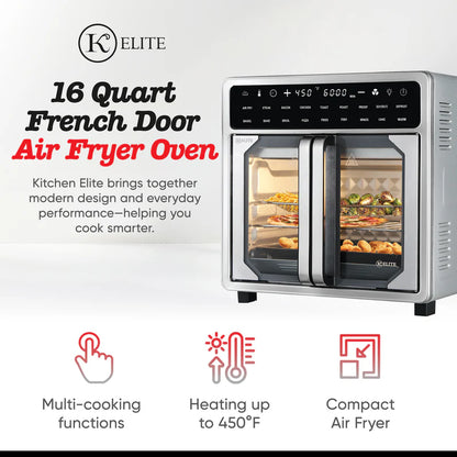 Kitchen Elite 16 Quart French Door Air Fryer