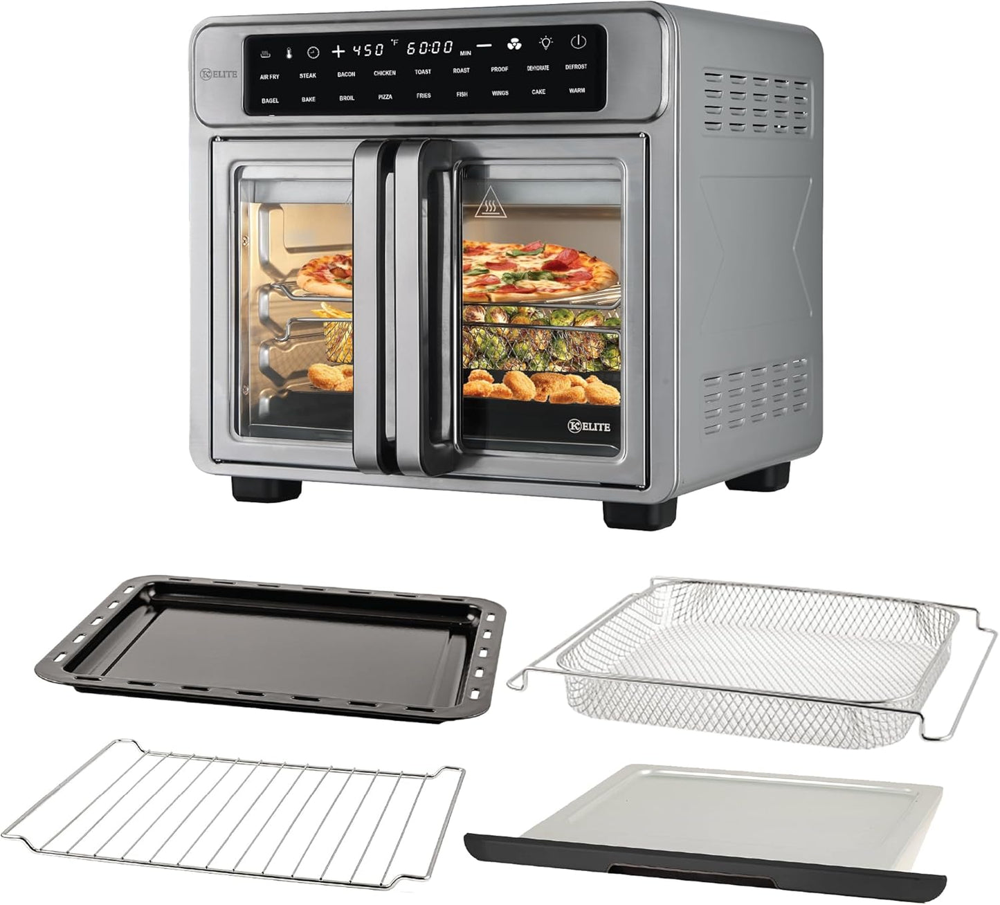 Kitchen Elite 26 Quart French Door Air Fryer Oven