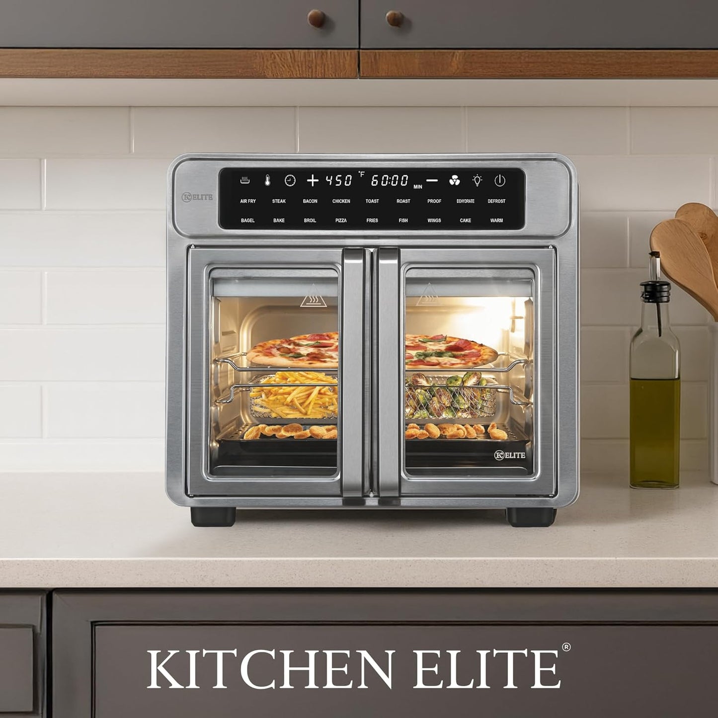 Kitchen Elite 26 Quart French Door Air Fryer Oven