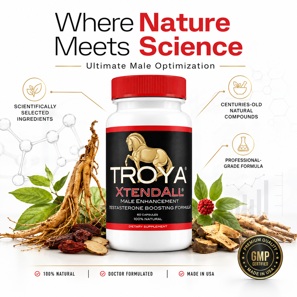 Troya XTENDALL: Premium Testosterones for Peak Vitality