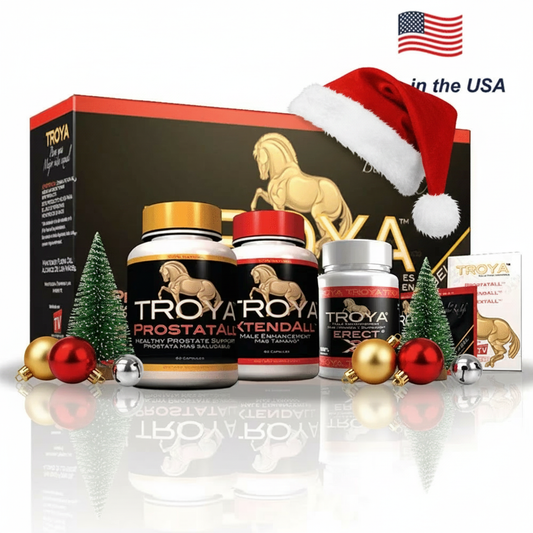 TROYA KIT: Complete 4 products for Male Enhancement & Wellness System for Total Men Health Support