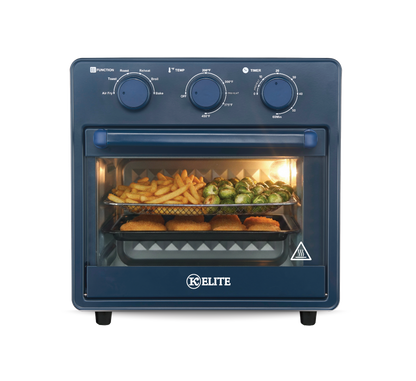 Kitchen Elite 16QT Colorful Air Fryer Oven | 450°F | PFAS-Free | Multi-Level Cooking  PINK, BLUE, White and Orange Spice