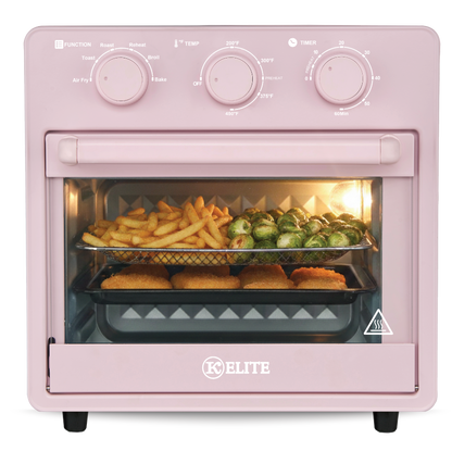 Kitchen Elite 16QT Colorful Air Fryer Oven | 450°F | PFAS-Free | Multi-Level Cooking