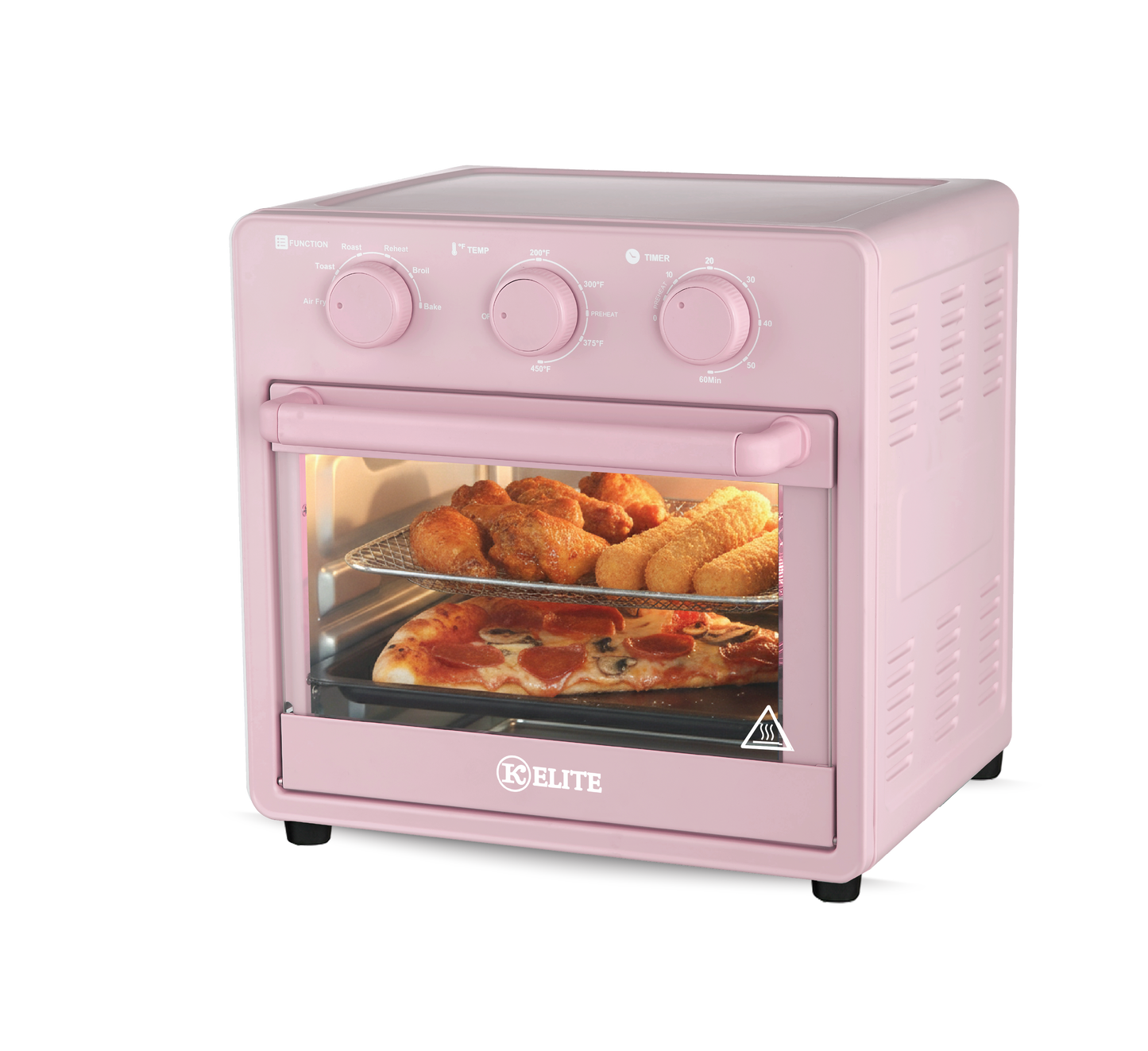 Kitchen Elite 16QT Colorful Air Fryer Oven | 450°F | PFAS-Free | Multi-Level Cooking