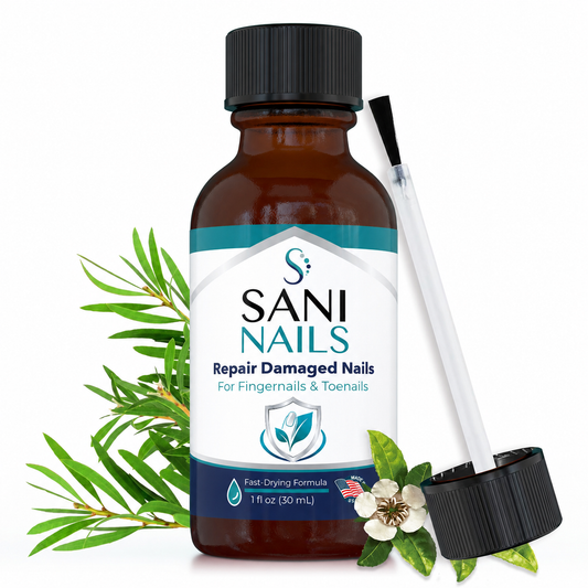Sani Nails Toenail Repair, 1 oz For Damaged Nails