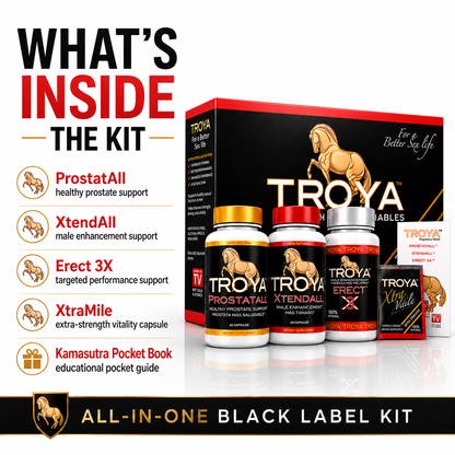 TROYA KIT: Complete 4 products for Male Wellness