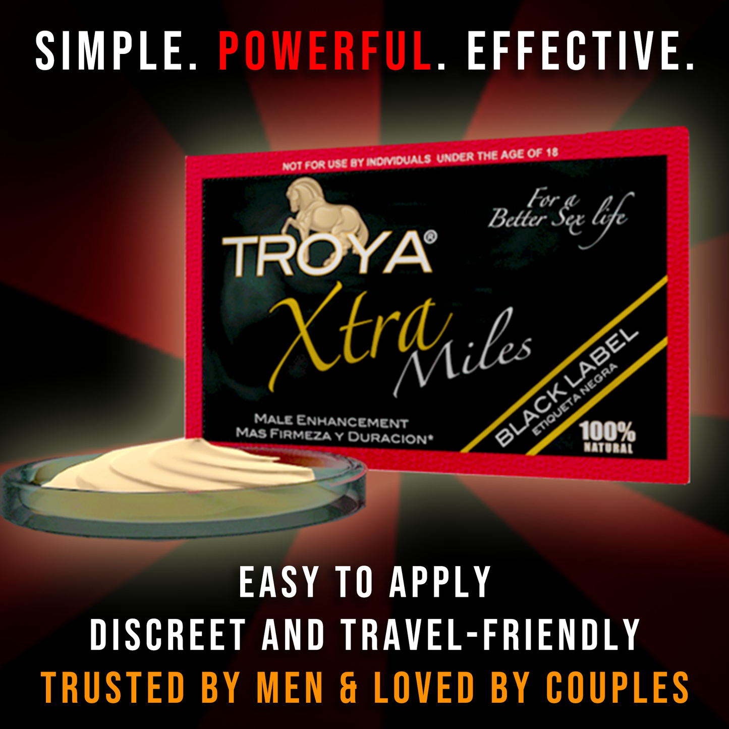 XTRA MILE: Premium Delay Cream for Enhanced Intimacy and Performance - 10 pack