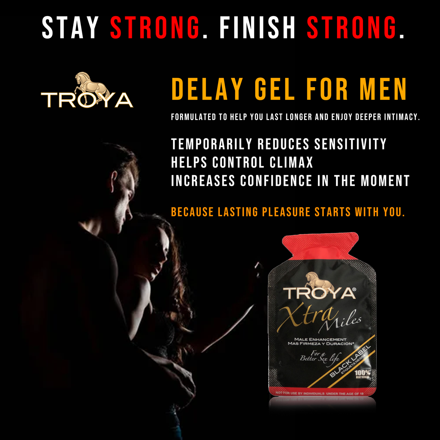 TROYA KIT: Complete 4 products for Male Enhancement & Wellness System for Total Men Health Support