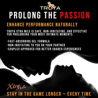XTRA MILE: Premium Delay Cream for Enhanced Intimacy and Performance - 10 pack