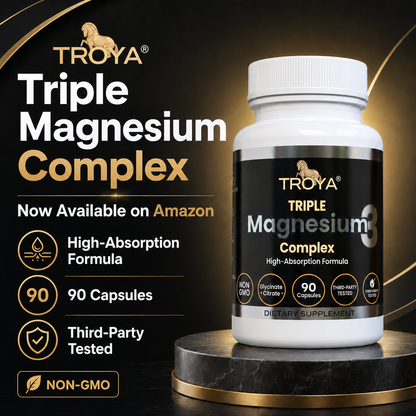 Troya Triple Complex Magnesium –Glycinate, Citrate & Malate